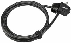 CAMPZ Verstelbaar Double-Loop Kabelslot, Zwart