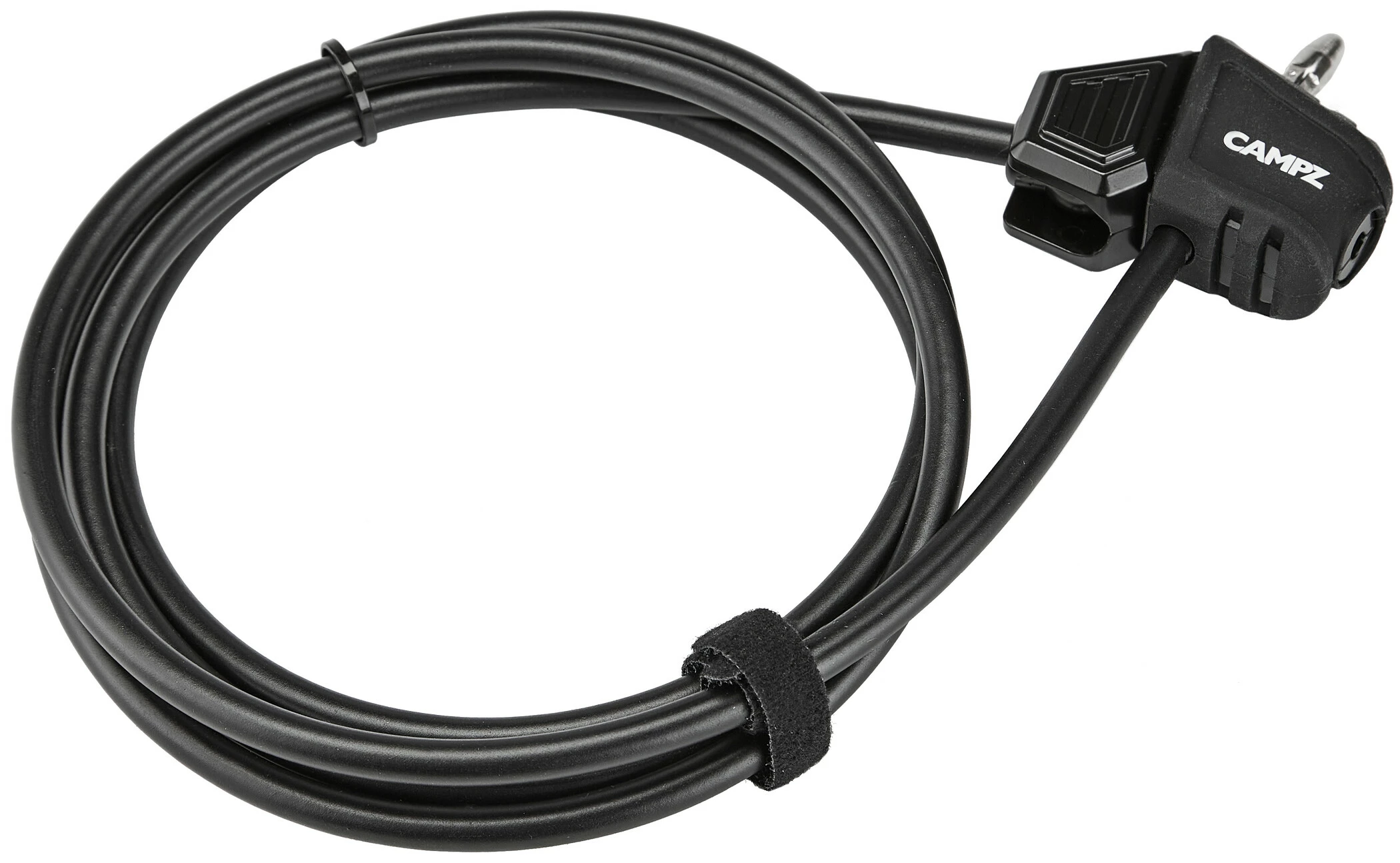 CAMPZ Verstelbaar Double-Loop Kabelslot, Zwart 1 CAMPZ Verstelbaar Double-Loop Kabelslot, Zwart