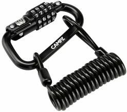 CAMPZ Karabijnsluiting Met Riem Ø8,0mm, Zwart