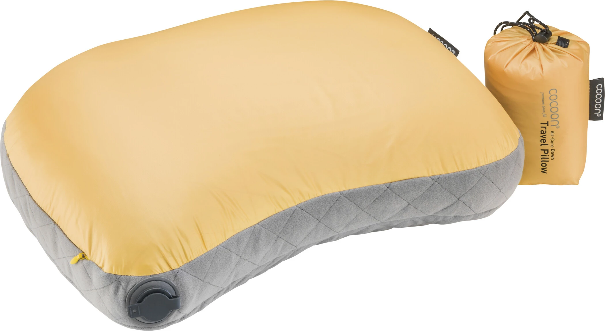 Cocoon Air-Core Down Kussen 30x41cm, Oranje/grijs 1 Cocoon Air-Core Down Kussen 30x41cm, Oranje/grijs