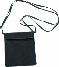 Cocoon Secret Paspoort Portemonnee Zijde, Zwart