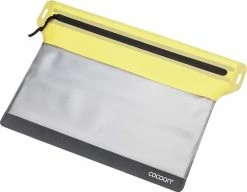 Cocoon Zippered Flat Reisdocumenten Tas L, Geel/grijs