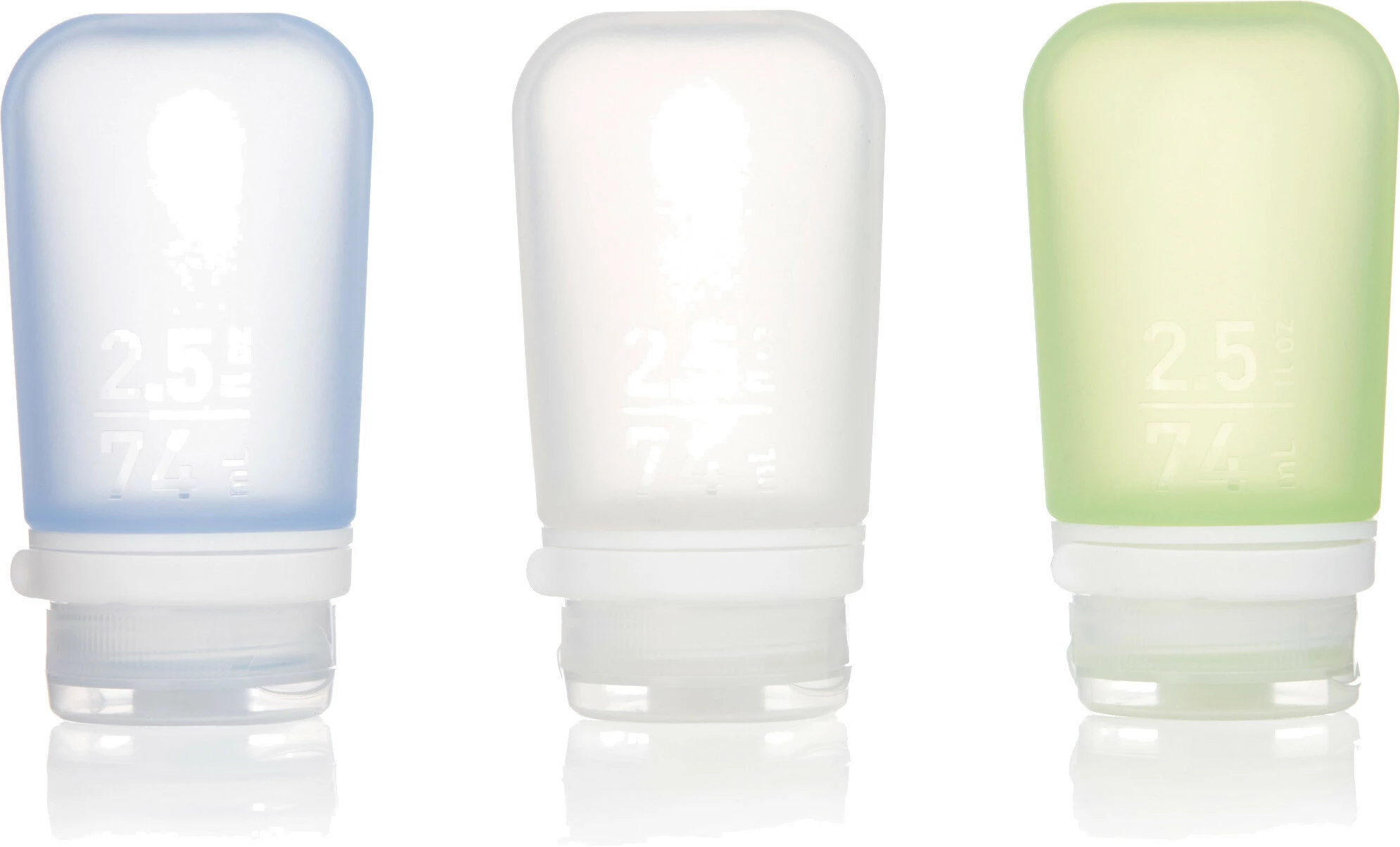 Humangear GoToob 74ml 3 Stuks, Bont 1 Humangear GoToob 74ml 3 Stuks, Bont