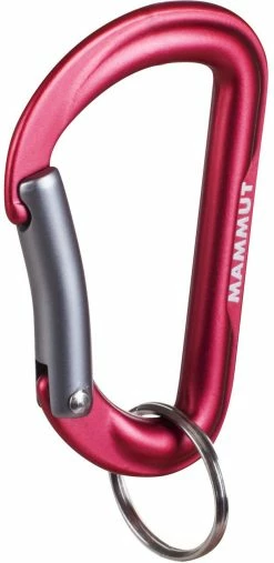 Mammut Element Mini Accessoire Karabijnhaak, Rood/zilver