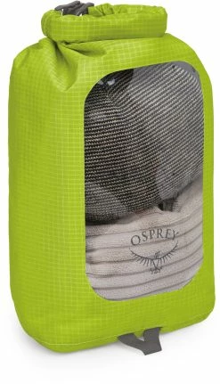 Osprey Ultralight 6 Drysack With Window, Groen