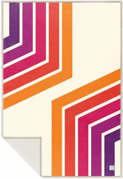 Rumpl Cozyhemp Deken, Wit/bont