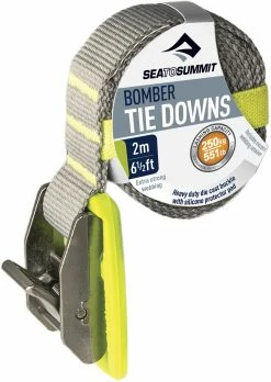Sea To Summit Bomber Tie Down Lashing Strap 2,0m, Grijs