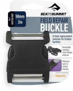 Sea To Summit Field Repair Buckle 50mm Side Release 2 Pin, Zwart
