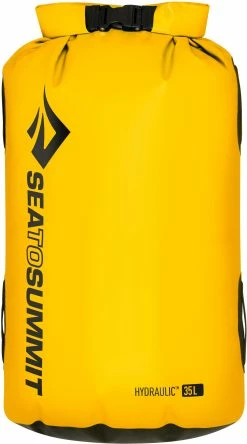 Sea To Summit Hydraulic Dry Pack Met Harnas 35l, Geel