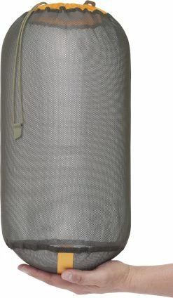 Sea To Summit Mesh Stuff Sack 13l, Grijs/geel