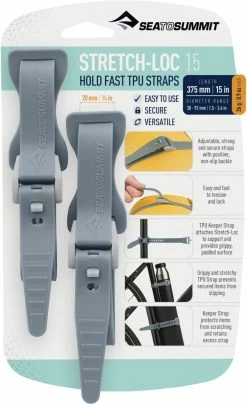 Sea To Summit Stretch-Loc 15 2-pack 20 X 375 Mm, Grijs