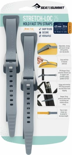 Sea To Summit Stretch-Loc 25 2-pack 20 X 625 Mm, Grijs