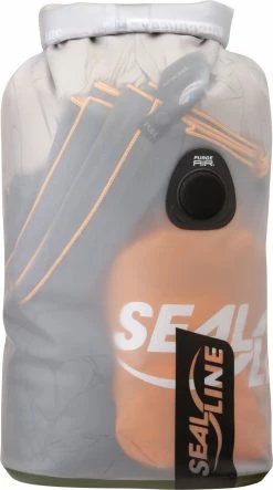 SealLine Discovery View Dry Bag 10l, Transparant/olijf