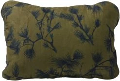 Therm-a-Rest Cinch Compressible Pillow Regular, Olijf/blauw